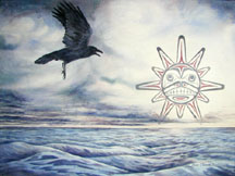 Raven & sun